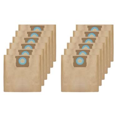 Imagem de Pacote com 12 sacos de filtro descartáveis DXVA19-4104 para DEWALT 5-6-8 galões de substituição a vácuo molhado/seco número de peça para DEWALT DXVA19-4104