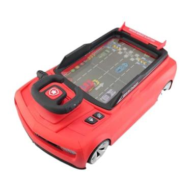 Imagem de Dynwave Brinquedo de volante para crianças, simulação de carro educativo, presente ideal para 3 a 6 anos, Vermelho