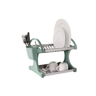 Imagem de Escorredor 12 Pratos Com Laterais Brinox Menta