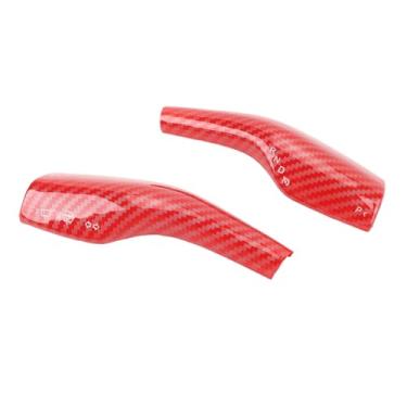 Imagem de Naroote Cobertura Alavanca de Endereço, Proteção Alavanca 1 Torque para o Teste de Deformação para o Veículo (Estilo de fibra de carbono vermelho)