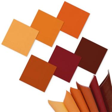 Imagem de Whaline 120 peças de guardanapos de coquetel de outono marrom gradiente laranja guardanapos descartáveis papel colheita de outono guardanapo de bebida para casamento, aniversário, festa de ação de