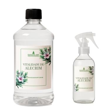 Imagem de Kit Aromatizador De Ambientes 200 ml + Refil De 1 L - Inspiração Grandes Marcas (Vitalidade de Alecrim)