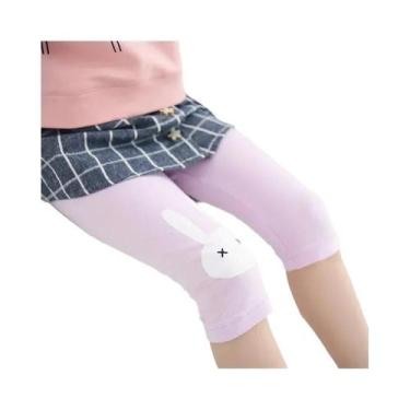 Imagem de Leggings De Algodão Elástico Para Meninas Em Cores De Algodão Doce, Ca