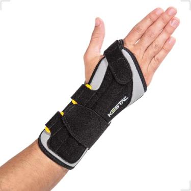 Imagem de Kestal Munhequeira Sensi Wrist Unilateral, protetor de punho, órtese Cinza, Esquerda, P