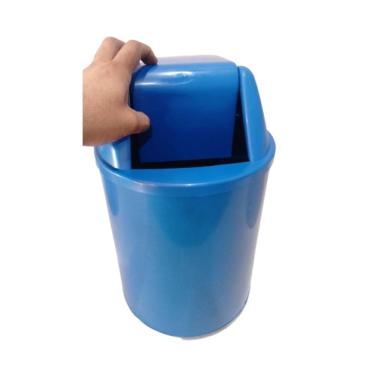 Imagem de Lixeira Redonda Com Tampa 14 Litros