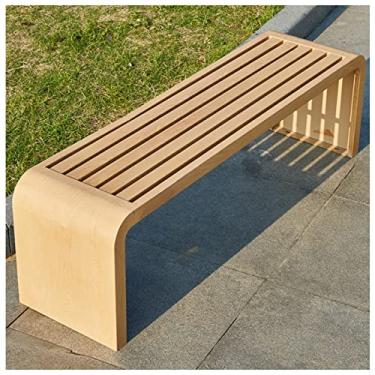 Imagem de Bancos de jardim para ambientes externos, à prova de intempéries, bancos de metal, bancos externos à prova de intempéries, bancos de varanda frontal ao ar livre para jardim, varanda, parque, lounge