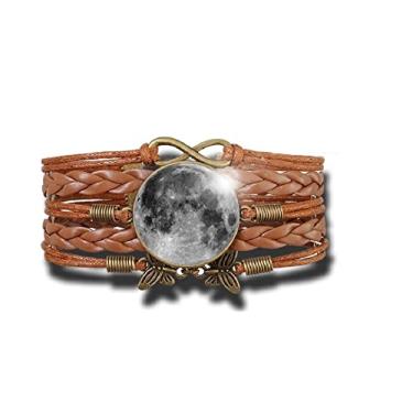 Imagem de Pulseira Feminina Lua Ajustável