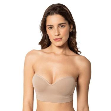 Imagem de Sutiã Feminino sem alça Com Bojo Trifil, 46, Chocolate