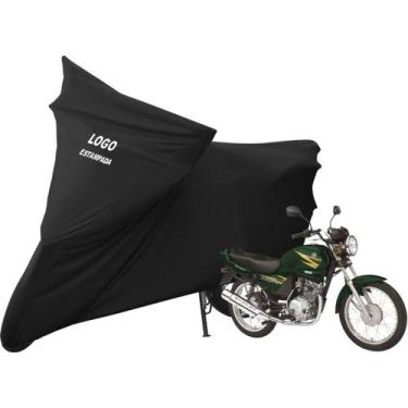 Imagem de Capa De Tecido Helanca Lycra Moto Yamaha YBR 125 Sob Medida - Mz, Pret