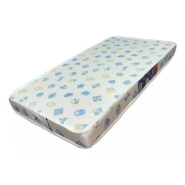 Imagem de Colchão de Berço D18 modelo Americano 60x130x7 cm Face impermeável Bra