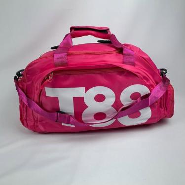 Imagem de Bolsa Mala Esportiva Mochila Costa Transversal Fitness Treino Futebol Academia Viagem Impermeável pink