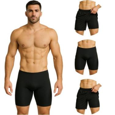 Imagem de Kit 4 Bermuda Térmica Masculina Short Segunda Pele Bicicleta Esportes 