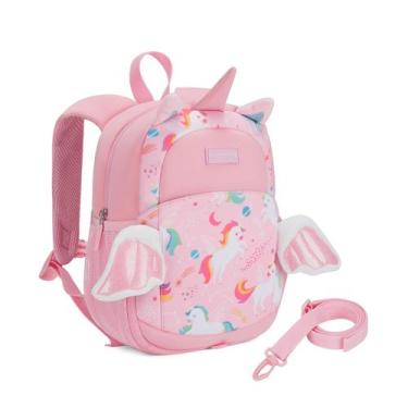 Imagem de Mochila mommore Mochila infantil com coleira para meninas de 2 a 4 ano