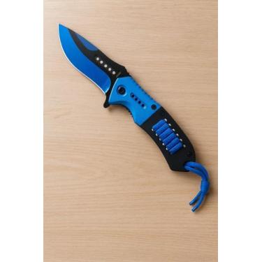 Imagem de Canivete Idea Lâmina Aço Inox Cabo em Aço Acionamento Automatico Idea