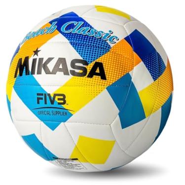 Imagem de Bola Vôlei Profissional Tamanho Padrão Oficial Couro Sintético Quadra Praia Areia Voleibol Original