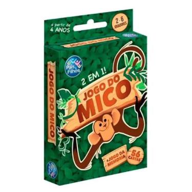 Imagem de Jogo do Mico + Jogo da Memória Pais e Filhos 56 Cartas - GALA