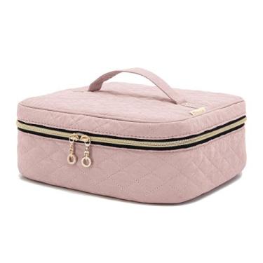 Imagem de Bolsa de transporte de esmaltes Yarwo contém 36 frascos de 15 ml
