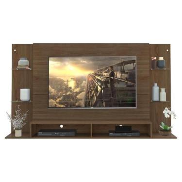 Imagem de Painel até 60" com Prateleiras de Vidro Braga Multimóveis - MULTIMOVEI