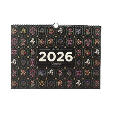 Imagem de CALENDARIO DE PAREDE A3 CICEROS 2026 JARDIM