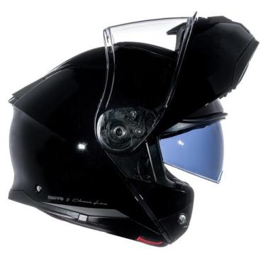 Imagem de Capacete Robocop  Masculino Bieffe B-Dynamic Preto Brilho, Preto Brilh