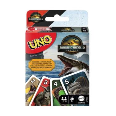 Imagem de Jogo de Cartas Mattel JFT28 Uno Jurassic World