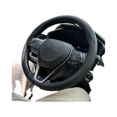 Imagem de Capa De Volante De Carro Universal Em Couro Respirável Antiderrapante 