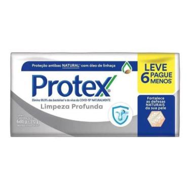 Imagem de Sabonete em Barra Protex Limpeza Profunda 85g 6 unidades