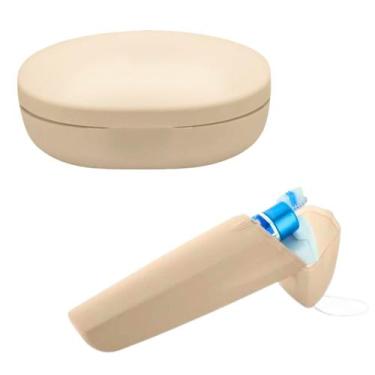 Imagem de Kit de Higiene Porta Escova de Dente Saboneteira Soft Ou com Tampa Por