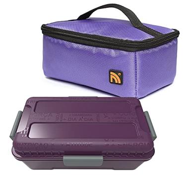 Imagem de Kit Marmita + Bolsa Térmica, Roxo, Prottector, ref-0066.R/R