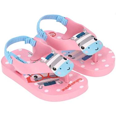 Imagem de Sandália Infantil, Ipanema, Fisher Price, Play Baby, Número 19, Rosa