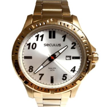 Imagem de Relogio Masculino Dourado Seculus 20900Gpsvda1