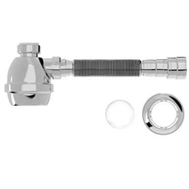 Imagem de Sifão Universal para Pia e Tanque 031701 Cromado - Blukit