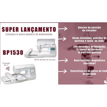 Imagem de Bordadeira WIFI- Brother Bp1530l + 12 MESES DE GARANTIA