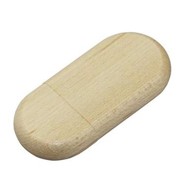 Imagem de 128 GB de madeira branca USB Flash Drive PenDrive Pen Drive U Disk USB 2.0 Flash Drive USB Drive USB Flash Disk USB Stick