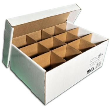 Imagem de The Perfect Mason Jar Box | Conjunto de 3 caixas de armazenamento de potes de papelão – Cada caixa comporta 12 frascos de tamanho de 473 ml de boca regular | Não é necessário fita, empilhável | Armazenamento ou mudança