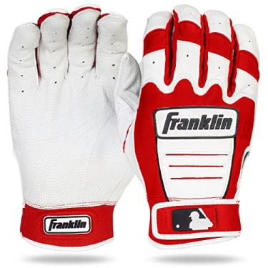 Imagem de Franklin Sports MLB CFX Pro luvas de beisebol e softbol, Red/Pearl, Adult Medium