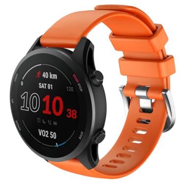 Imagem de ISABAKE Pulseira esportiva de 20 mm compatível com Garmin Vivoactive 3/Vivoactive 3, pulseira esportiva de 20 mm para Forerunner 245/645/165/55, pulseiras macias para Garmin Venu/Vivomove