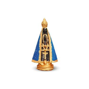 Imagem de Imagem Nossa Senhora Aparecida Pérola Lembrança 15cm - Divinário, Azul