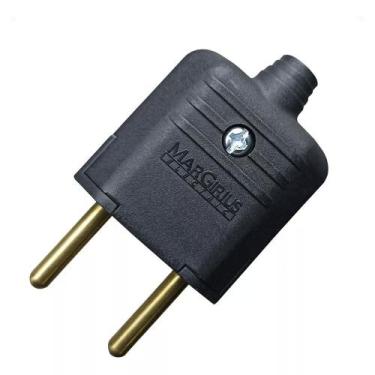 Imagem de Plug ac Macho 2p 10A margirius preto
