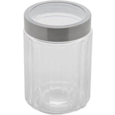 Imagem de Pote Vidro Borossilicato Lyor 1,2L Tampa Prata Sydney Porta Mantimento