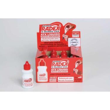 Imagem de Tinta Reabastecedora para Marcador Permanente 40ML Vermelho - Caixa co