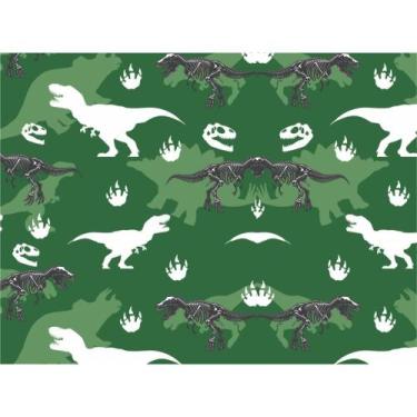 Imagem de Papel Presente Bobina Couche 60CM MOD.238 Dinossauros BO-100MTS - VP