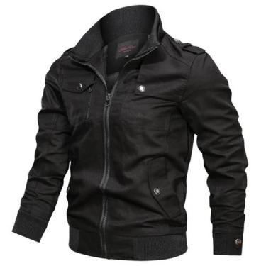 Imagem de Jaqueta Bomber Masculina Slim Fit - Primavera/Outono - Moda Casual Mil
