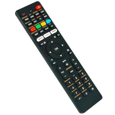 Imagem de Controle remoto de substituição universal básico de TV compatível com Hisense Toshiba LG Sony Samsung Philips Panasonic Hitachi Skyworth Sharp LCD LED TV