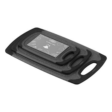 Imagem de Placa de Imitação de Mármore Conjunto de Três Peças Conjunto de Placa de Plástico de Dupla Face Pode Usar Placa de Ting Placa de Imitação Placa de Corte AyCutting Board3