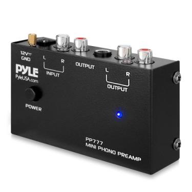 Imagem de Pré-amplificador Phono Pyle PP777 para Toca-discos - Mini e Eletrônico