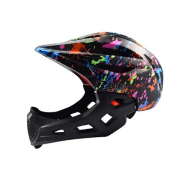 Imagem de UGPLM Capacete de bicicleta para o capacete de ciclismo de estrada para crianças destacável Ajustável 19 polegadas Capacete de bicicleta de Balance para, Preto