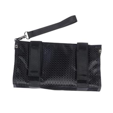 Imagem de UGPLM Bolsa de golfe pendurado saco de carrinho de carrinho versátil artigos esportivos dobradores golfistas de presente portátil bolsa de bola de golfe, Preto