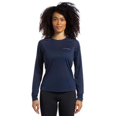 Imagem de Camiseta Runner Manga Longa 2.0 Feminina - Olympikus, Azul, G