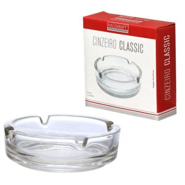 Imagem de Cinzeiro de Vidro Redondo 11cm Classic - Tudo em Caixa